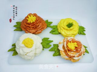 牡丹花馒头的做法步调：17