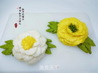 牡丹花馒头的做法步调：16