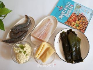 海陈十锦菜的做法步调：1