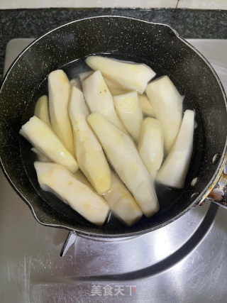 糕烧姜薯的做法步调：5