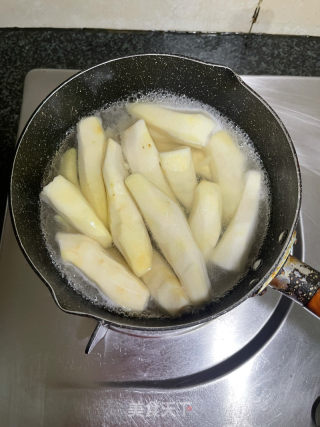 糕烧姜薯的做法步调：6