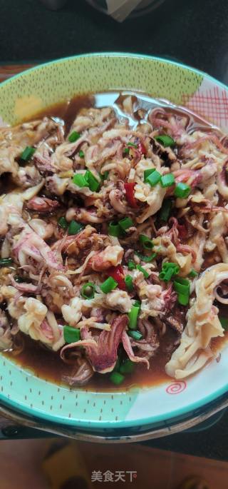 蒸鱿鱼须的做法步调：7