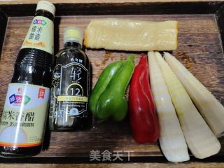 雷笋拌豆皮的做法步调：1