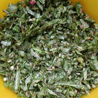 肉终炒蕖荬芽的做法步调：3