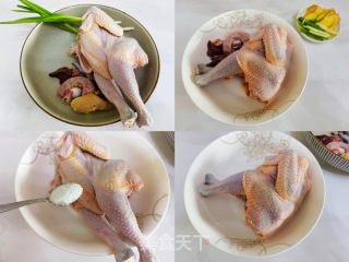 简朴易做，养分滋补的浑蒸孺子鸡的做法步调：2