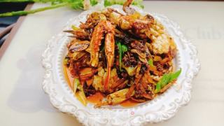 麻辣葱姜蟹的做法步调：14