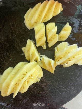菠萝排骨的做法步伐：8