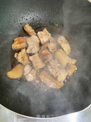 菠萝排骨的做法步伐：5