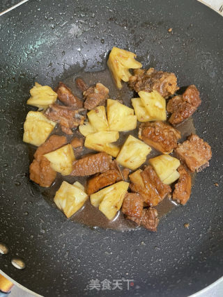 菠萝排骨的做法步伐：10