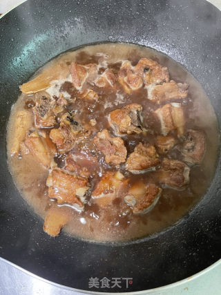 腐竹焖排骨的做法步调：9