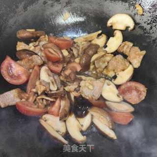 纯蔬炒肉片的做法步调：8