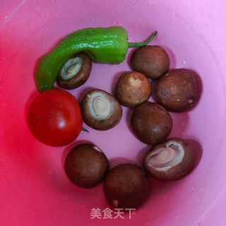 纯蔬炒肉片的做法步调：1