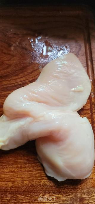 鸡胸肉蒸贝贝北瓜的做法步调：3