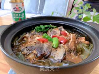 鲢鱼头烧粉皮的做法步调：6