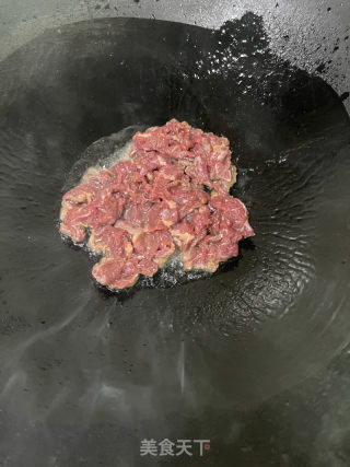 牛肉炒荷兰豆的做法步调：6