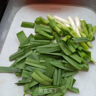 青蒜炒雷笋的做法步调：3