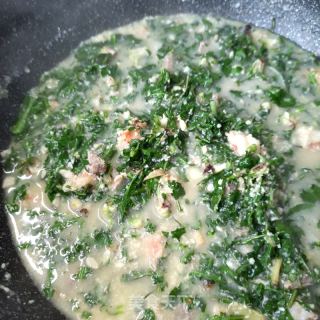 陈虾苦菜小豆沫的做法步调：17