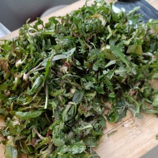 陈虾苦菜小豆沫的做法步调：2