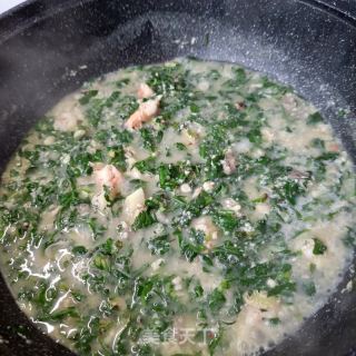 陈虾苦菜小豆沫的做法步调：18