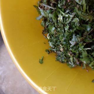 陈虾苦菜小豆沫的做法步调：16