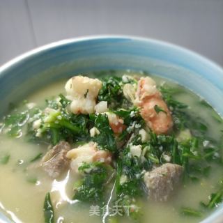 陈虾苦菜小豆沫的做法步调：19