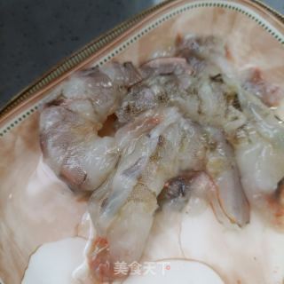 陈虾苦菜小豆沫的做法步调：8