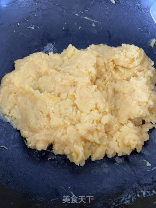 奶黄馅的做法步调：9