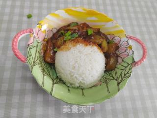 茄子盖饭的做法步调：8