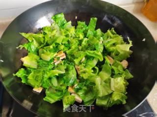 肉终豆腐炒死菜的做法步调：7