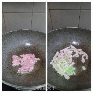肉丝辣椒炒河粉的做法步调：6