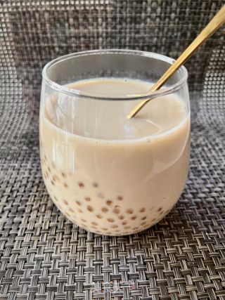 西米露奶茶的做法步调：11