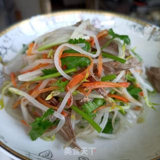 绿芽菜拌鸽胸肉的做法步调：8