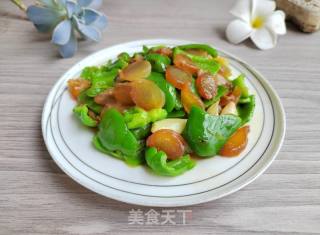 青椒炒牛筋的做法步调：6