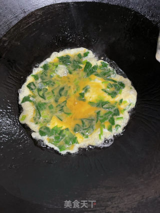 菠菜煎蛋的做法步调：8