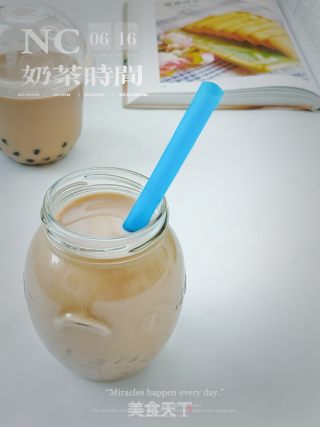 珍珠奶茶的做法步调：1