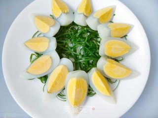 小葱拌鹅蛋的做法步调：7