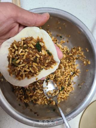 干萝卜丝酱包的做法步调：10