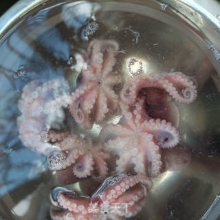 葱姜拌章鱼的做法步调：7