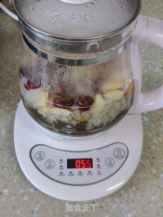 苹果银耳糖火的做法步调：7