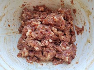 洋葱北瓜陈肉火饺的做法步调：1