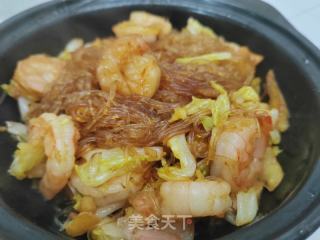 虾仁粉丝煲的做法步调：7