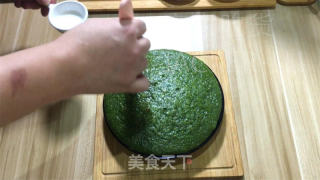 抹茶马推糕，心感绵稀有弹性，一心咬下抹茶喷鼻气鼓鼓正在心中漫延。的做法步调：15