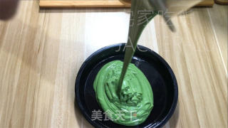 抹茶马推糕，心感绵稀有弹性，一心咬下抹茶喷鼻气鼓鼓正在心中漫延。的做法步调：10