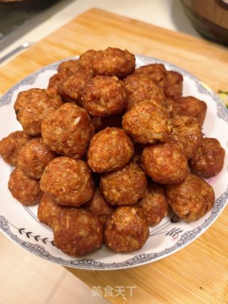 莲藕肉丸子的做法步调：10