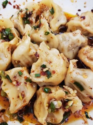 西安特征好食～油泼饺子的做法步调：11