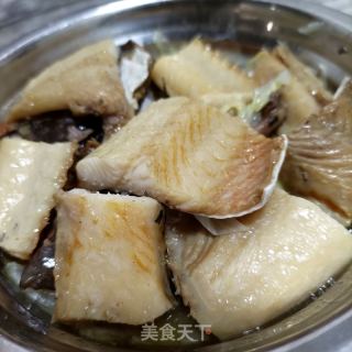 利剑菜蒸鳗鱼干的做法步调：9