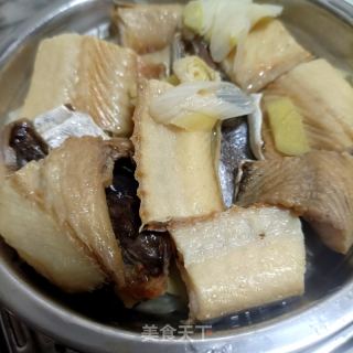 利剑菜蒸鳗鱼干的做法步调：8