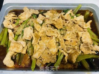 莴笋火煮肉片的做法步调：19