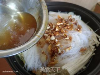 娃娃菜粉丝豆腐肥肉煲的做法步调：14