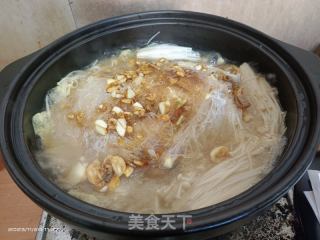 娃娃菜粉丝豆腐肥肉煲的做法步调：16